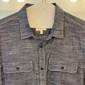 Men's Casual Button Down Short Sleeve Shirt